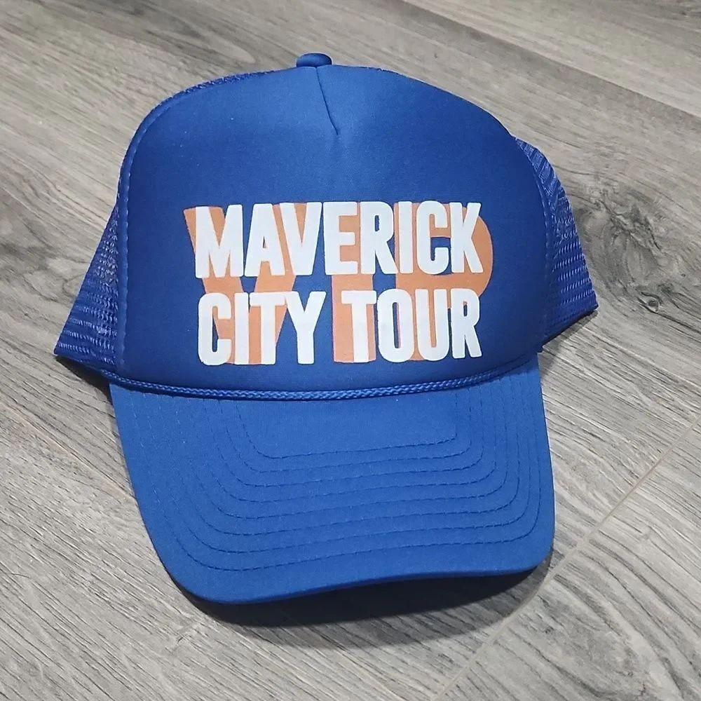 EUC Snapback "Maverick City Tour VIP" Electric Blue Trucker Hat